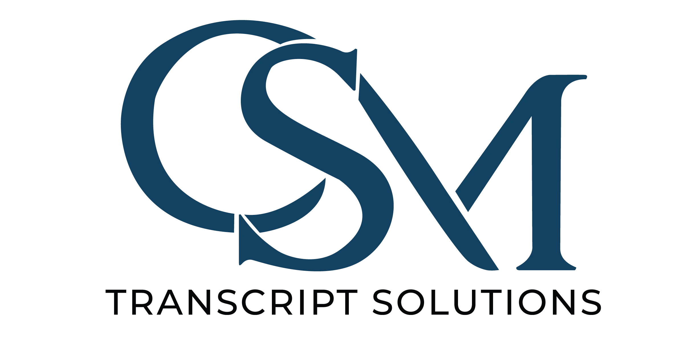 CSM Transcript Solutions Logo
